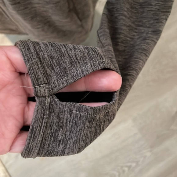 Yogalicious Lux Grey Purple Heather Full Zip Jacket - Picture 3 of 5